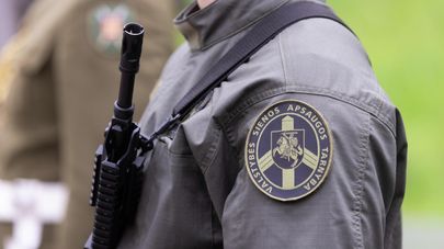 Сотрудник Службы охраны госграницы Литвы 