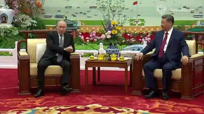 Президент РФ Владимир Путин на чаепитии с главой КНР Си Цзиньпином оценил ход визита в Китай