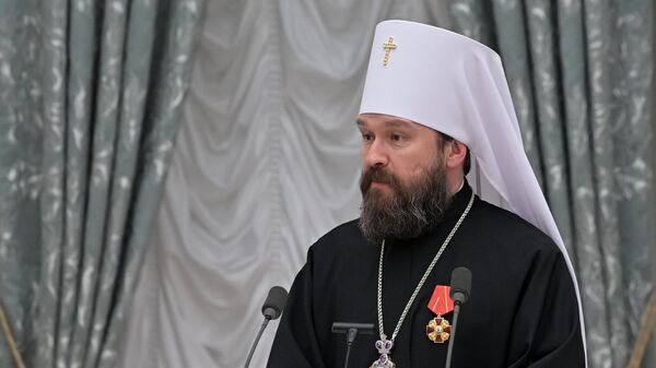 Митрополит Иларион (Григорий Алфеев), архивное фото - Sputnik Литва