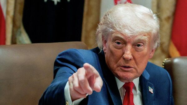 Президент США Дональд Трамп - Sputnik Литва