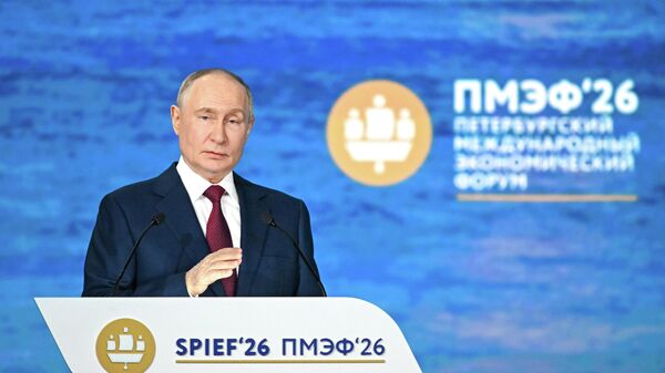 Президент РФ Владимир Путин  - Sputnik Литва