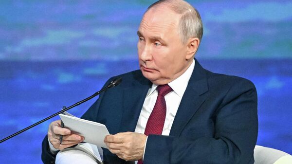 Президент РФ Владимир Путин  - Sputnik Литва
