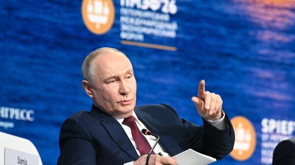 Президент РФ Владимир Путин  - Sputnik Литва