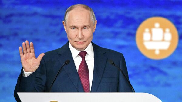 Президент РФ Владимир Путин  - Sputnik Литва