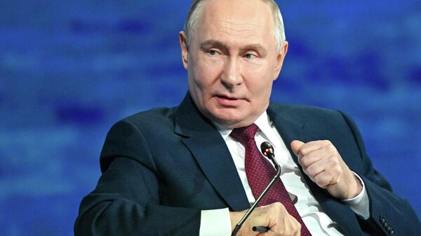 Президент России Владимир Путин - Sputnik Литва