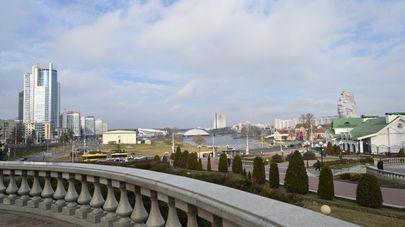 Вид Минска, архивное фото