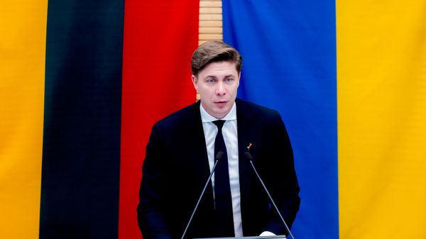 Кандидат на пост премьер-министра Литвы Миндаугас Синкявичюс в Сейме - Sputnik Литва