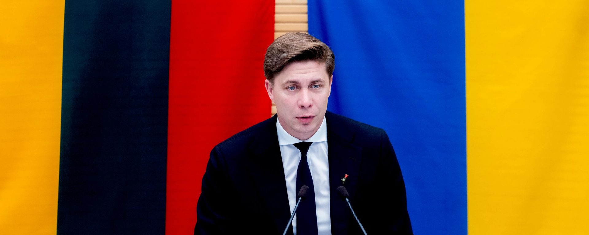 Кандидат на пост премьер-министра Литвы Миндаугас Синкявичюс в Сейме - Sputnik Литва, 1920, 26.06.2026