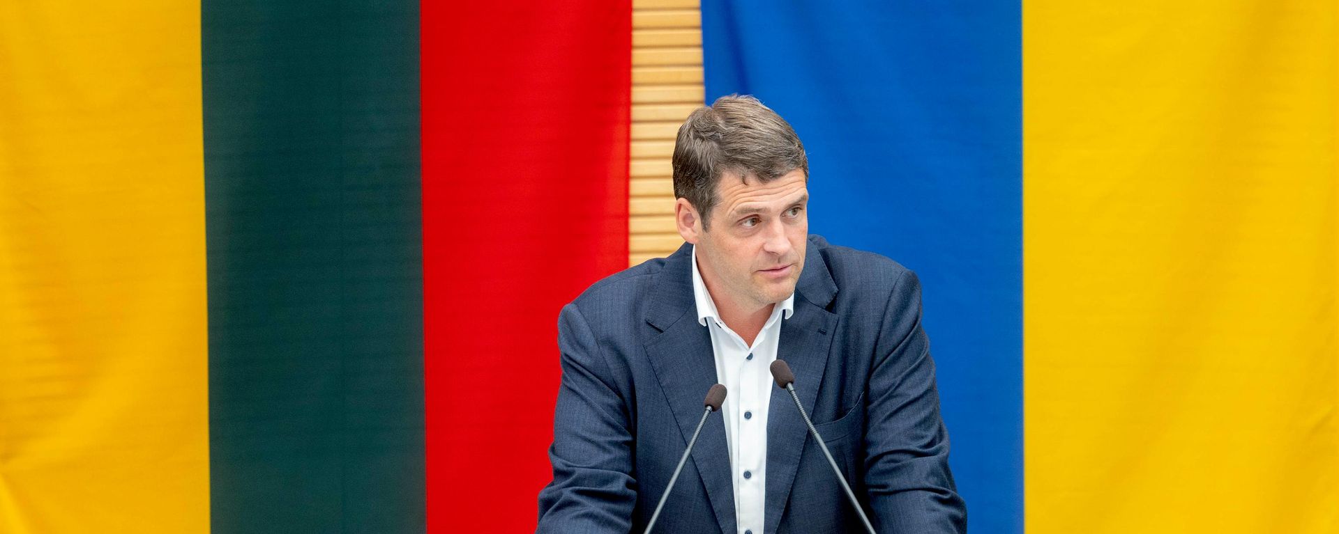 Глава партии Заря Нямунаса, депутат Сейма Литвы Ремигиюс Жемайтайтис - Sputnik Литва, 1920, 22.07.2026