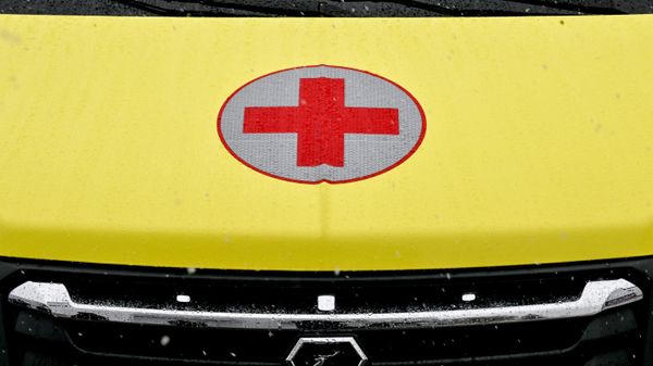 Красный крест на машине скорой помощи, архивное фото - Sputnik Литва