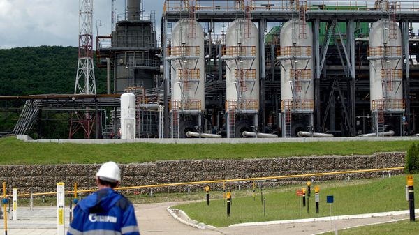 Комплекс подготовки и транспортировки экспортного газа КС Краснодарская - Sputnik Литва
