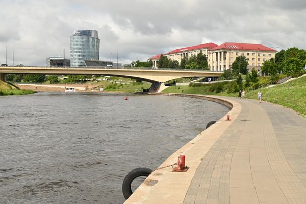 Двигаясь вдоль берега реки Нерис, они пробегают под всеми самыми знаменитыми мостами Вильнюса.  - Sputnik Литва