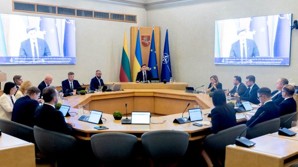 Заседание правительства Литвы во главе с премьером Миндаугасом Синкявичюсом  - Sputnik Литва