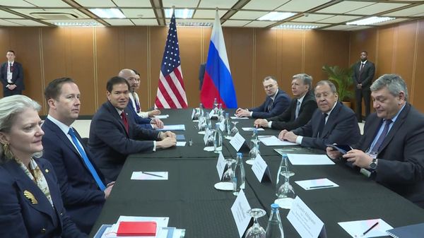 Переговоры главы МИД РФ Сергея Лаврова и Госсекретаря США Марко Рубио  - Sputnik Литва