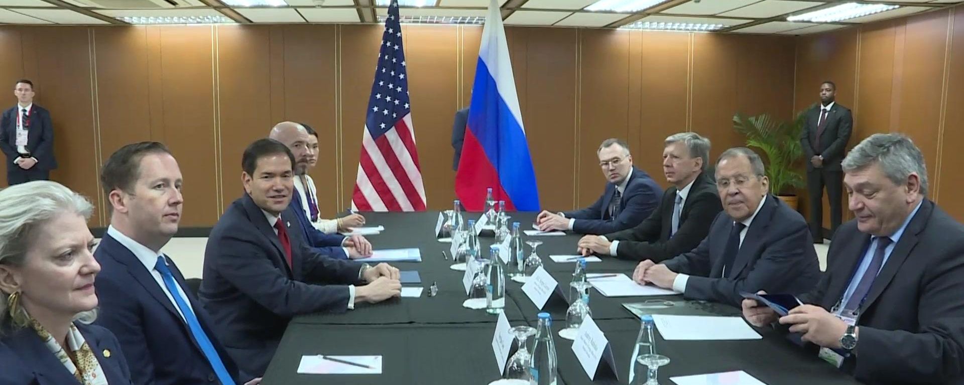 Переговоры главы МИД РФ Сергея Лаврова и Госсекретаря США Марко Рубио  - Sputnik Литва, 1920, 23.07.2026
