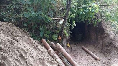 Тунель на границе между Литвой и Белоруссией, который обнаружили сотрудники VSAT