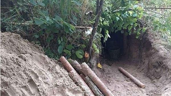 Тунель на границе между Литвой и Белоруссией, который обнаружили сотрудники VSAT - Sputnik Литва