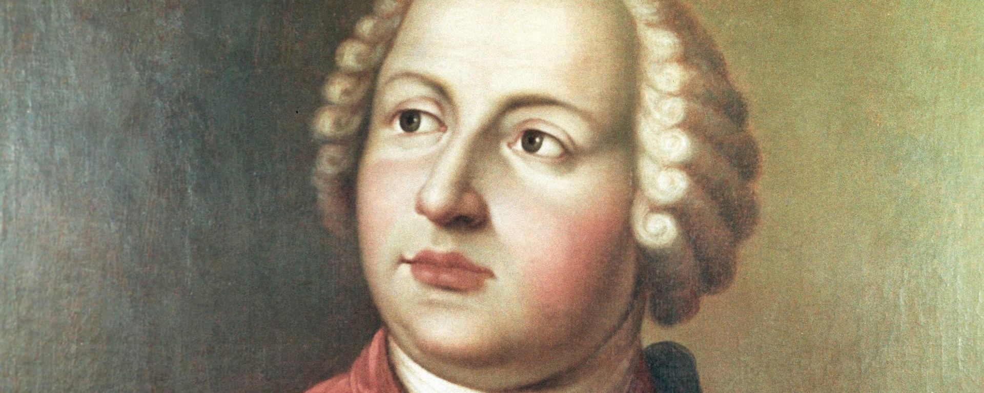 Репродукция портрета русского ученого Михаила Васильевича Ломоносова (1711 - 1765 г.г.) из собрания Литературного музея, архивное фото - Sputnik Литва, 1920, 03.08.2026