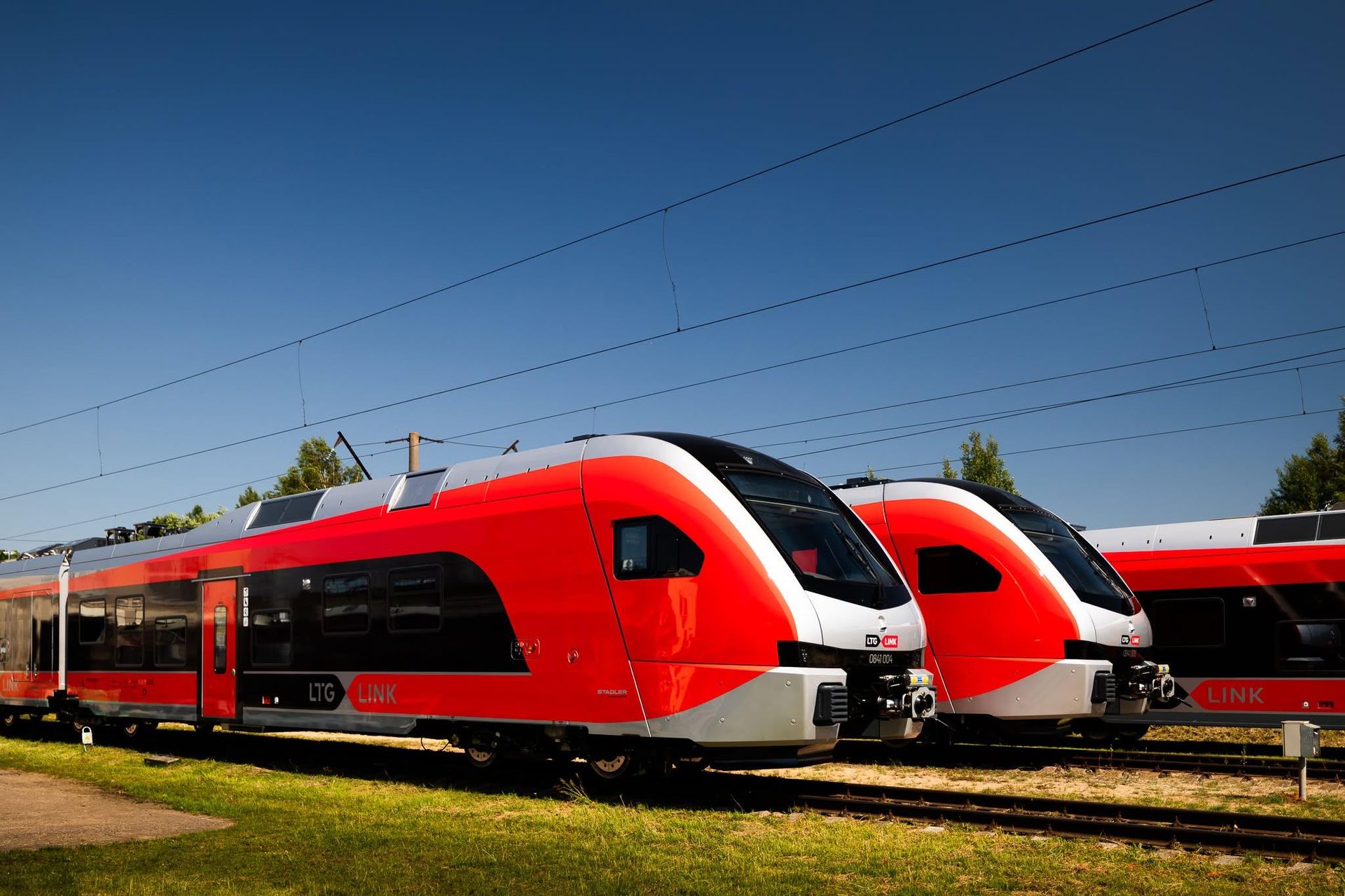 Электропоезда Stadler Flirt компании LTG Link Электропоезда Stadler Flirt компании LTG Link - Sputnik Литва, 1920, 04.08.2026