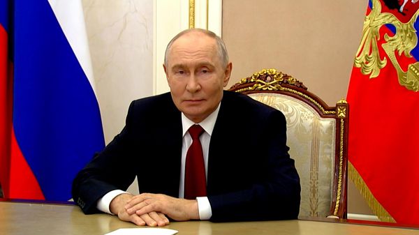 Обращение президента России Владимира Путина в преддверии выборов в Госдуму - Sputnik Литва
