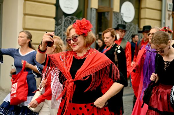 Жителей пригласили попробовать традиционные блюда, рассмотреть детали национальных костюмов, узнать про символику украшений. - Sputnik Литва