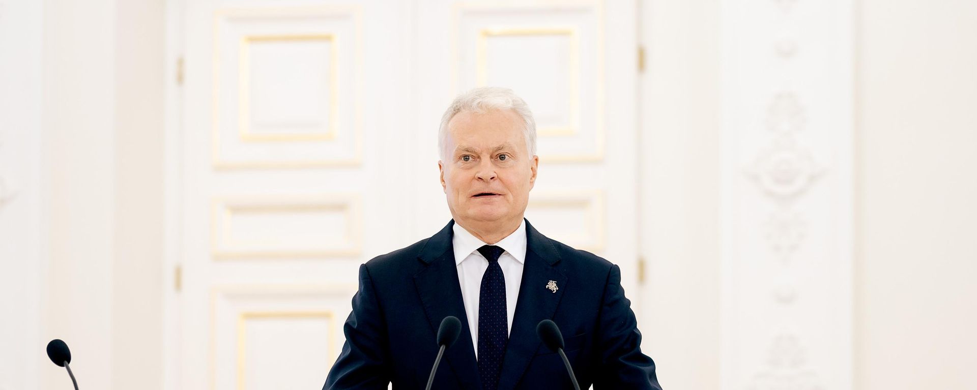 Президент Литвы Гитанас Науседа, архивное фото Президент Литвы Гитанас Науседа, архивное фото - Sputnik Литва, 1920, 01.10.2026