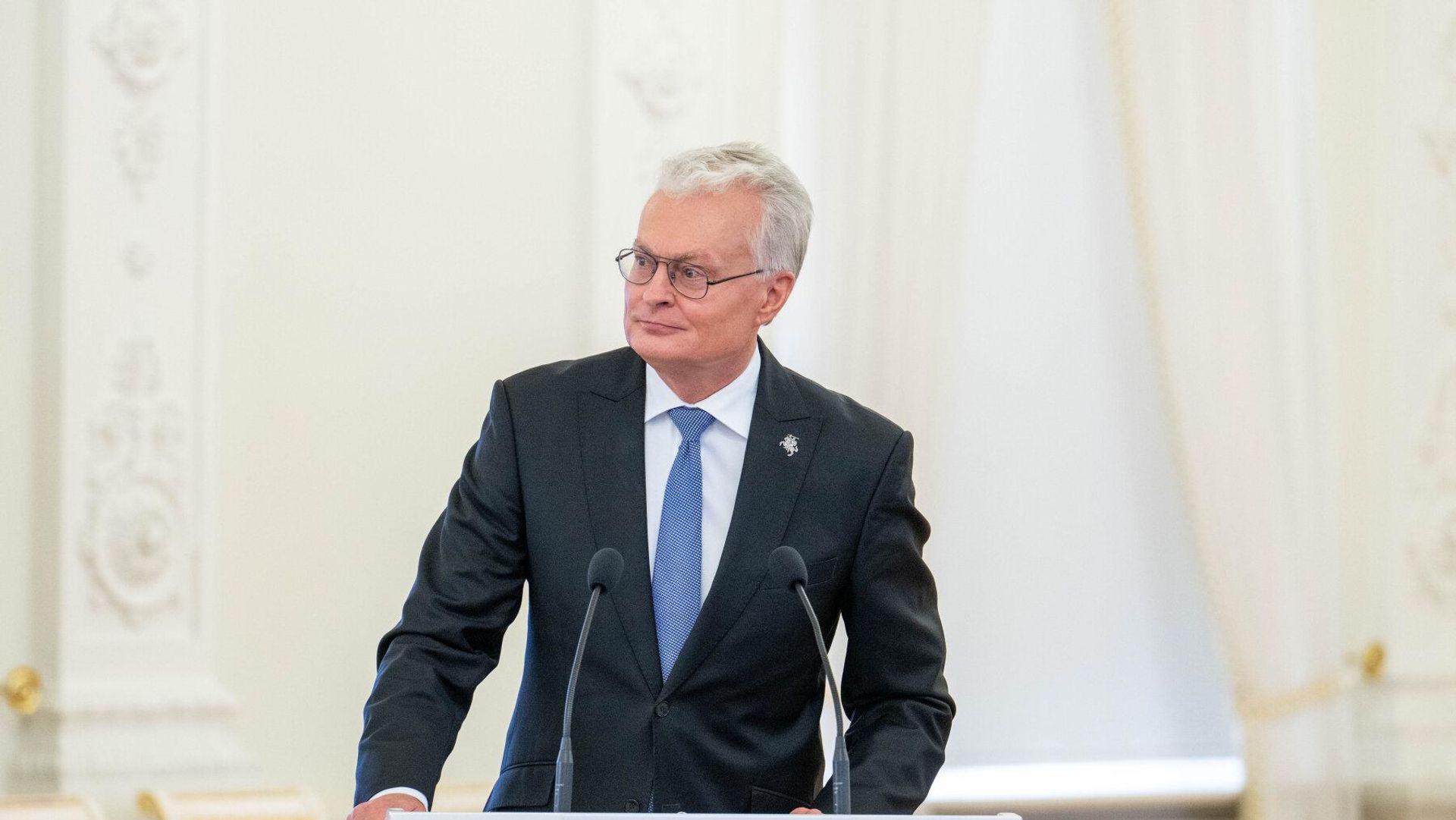 Президент Литвы Гитанас Науседа, архивное фото Президент Литвы Гитанас Науседа, архивное фото - Sputnik Литва, 1920, 19.10.2026