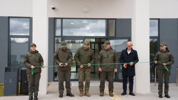 Открытие нового комплекса зданий пограничной охраны на Калварийской пограничной заставе - Sputnik Литва