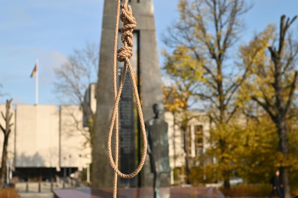 Митингующие пытались обратить на себя внимание с помощью необычных инсталляций.  - Sputnik Литва
