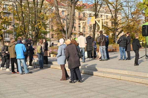 Организатором акции "Время тает" стала Партия зеленых Литвы и ее лидер Ева Будрайте. - Sputnik Литва