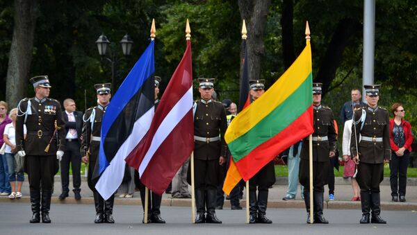 Флаги Эстонии, Латвии и Литвы. - Sputnik Lietuva