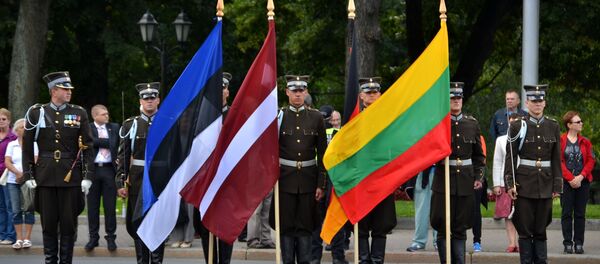 Флаги Эстонии, Латвии и Литвы. Флаги Эстонии, Латвии и Литвы. - Sputnik Литва