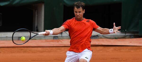 Литовский теннисист Ричардас Беранкис, архивное фото - Sputnik Литва