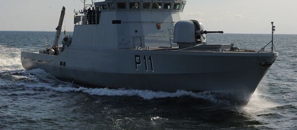 Литовский патрульный корабль P11 Maemaitis Литовский патрульный корабль P11 Maemaitis - Sputnik Литва