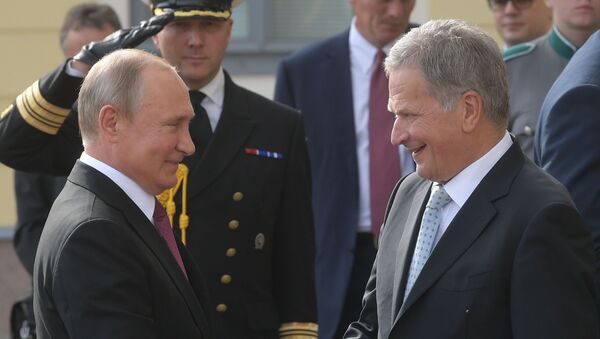Vladimiras Putinas ir Sauli Niinisto  - Sputnik Lietuva