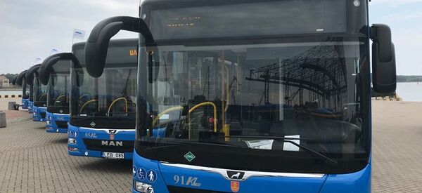 Autobusai Klaipėdoje Autobusai Klaipėdoje - Sputnik Lietuva