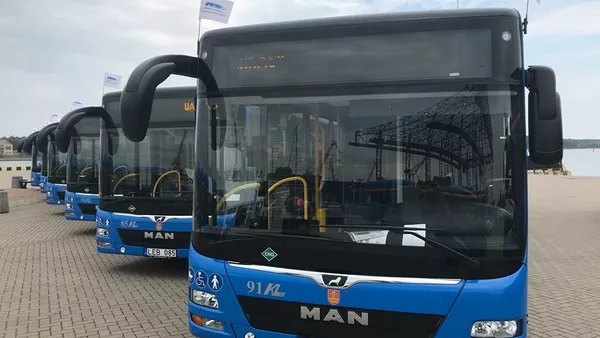 Autobusai Klaipėdoje - Sputnik Lietuva