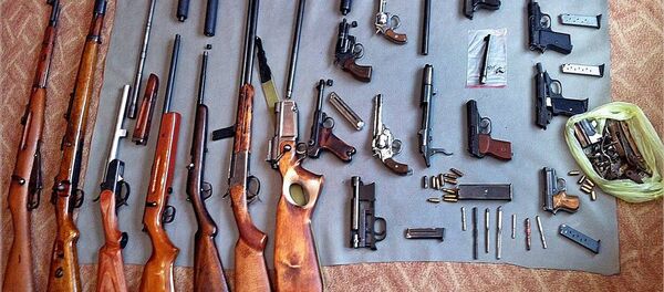 Конфискованное у контрабандистов оружие - Sputnik Литва