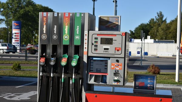 Заправочнаяя станция в Литве, архивное фото - Sputnik Литва