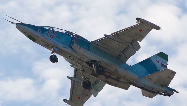 Штурмовик Су-25УТГ, архивное фото - Sputnik Литва