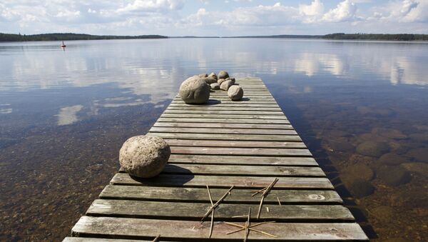 Вид на озеро Сайма в финском городе Иматра, архивное фото - Sputnik Lietuva