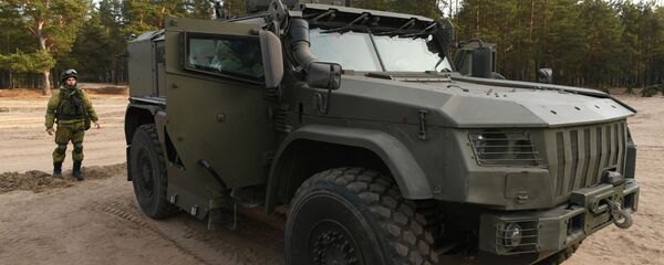 Бронеавтомобиль КамАЗ 4386 Тайфун, архивное фото - Sputnik Lietuva