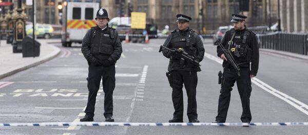 Сотрудники полиции Великобритании Сотрудники полиции Великобритании - Sputnik Lietuva