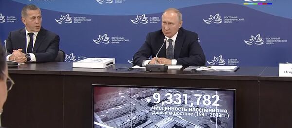 Не знаю, какие придурки так говорили: Путин не считает Дальний Восток балластом Не знаю, какие придурки так говорили: Путин не считает Дальний Восток балластом - Sputnik Lietuva