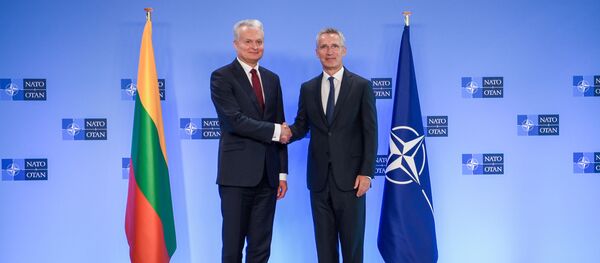 Gitanas Nausėda susitikime su NATO Generaliniu Sekretoriumi Jensu Stoltenbergu Gitanas Nausėda susitikime su NATO Generaliniu Sekretoriumi Jensu Stoltenbergu - Sputnik Lietuva