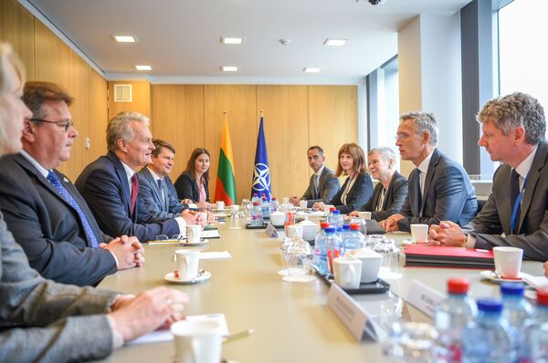 Президент Литвы пообещал генсеку НАТО увеличивать расходы на оборону - Sputnik Литва