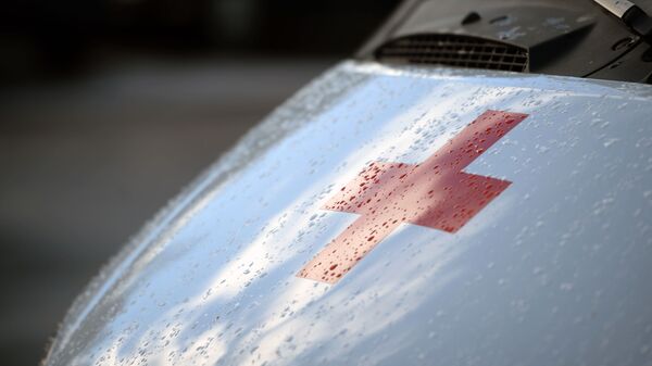Красный крест на машине, архивное фото - Sputnik Lietuva