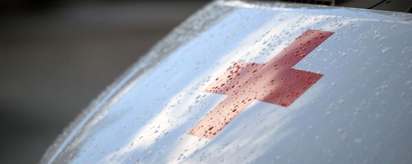 Красный крест на машине, архивное фото - Sputnik Литва