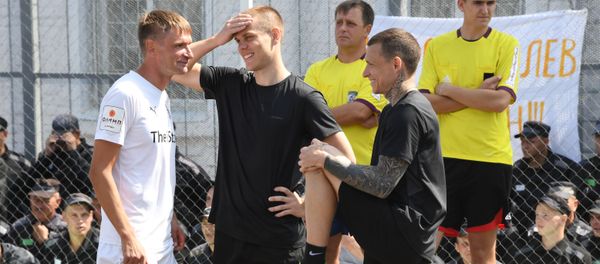 Павел Мамаев (справа на первом плане) и Александр Кокорин (второй слева), архивное фото - Sputnik Литва