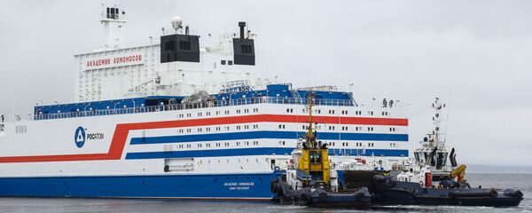 Плавучая атомная теплоэлектростанция Академик Ломоносов - Sputnik Литва